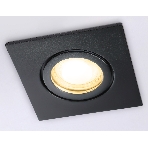 Светильник Ambrella light TN1161 BK черный  IP44 GU5.3 85*85*28, фото5