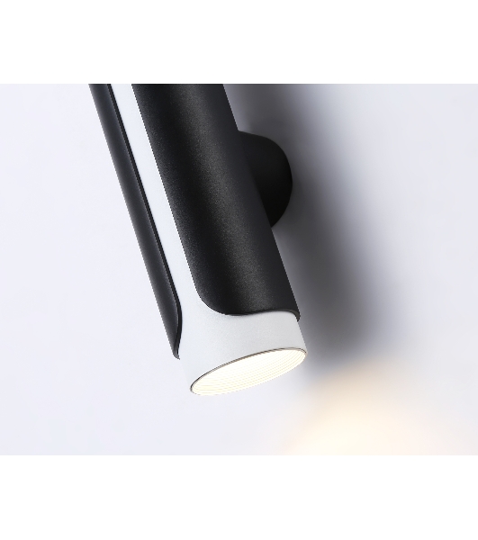 Светильник Ambrella light TN51617/2 BK/WH черный/белый GU10/2 D58*195*82
