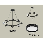 Светильник Ambrella light XB9198150/8 SBK/PBK черный песок/черный полированный GX53 (C9198, N8113), фото3