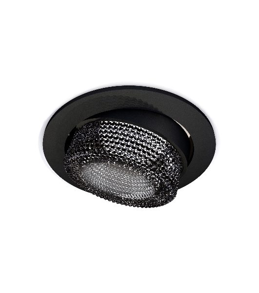 Комплект встраиваемого поворотного светильника Ambrella light XC7652061 SBK/BK черный песок/тонированный MR16 GU5.3 (C7652, N7192)