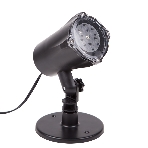 Проектор LED Neon-night 601-263 белые снежинки,220В, фото 1
