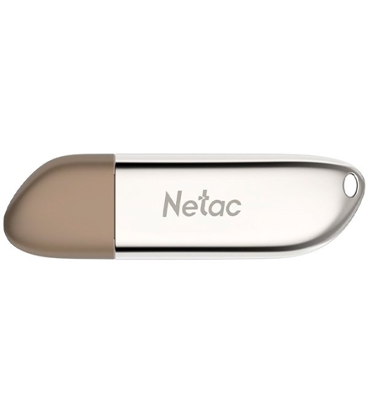 Флешка USB Netac U352 (NT03U352N-064G-20PN), 64Gb, USB 2.0, R/W 50/15, серебристый