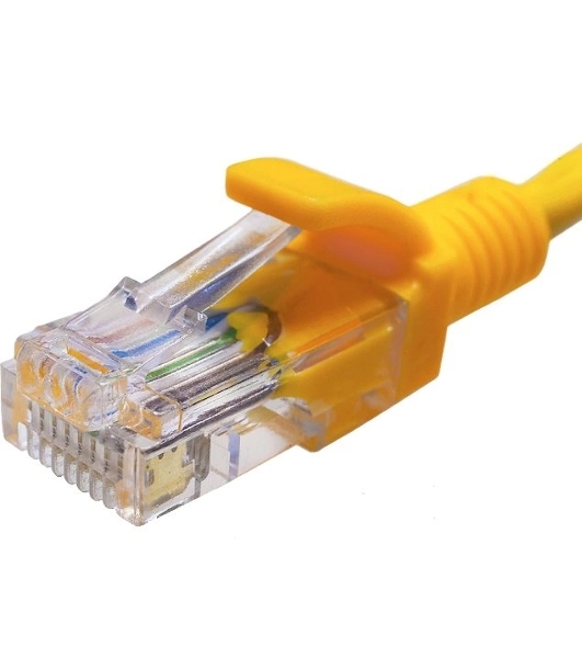 Патч-корд Suprlan 10-0163 UTP RJ-45 вил.-вилка RJ-45 cat.5e 2м желтый LSZH 24AWG