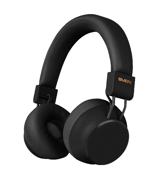 Беспроводные/проводные наушники Sven AP-B710MV черный, полноразмерные, Bluetooth + Jack 3.5 мм, складная конструкция, до 22 ч