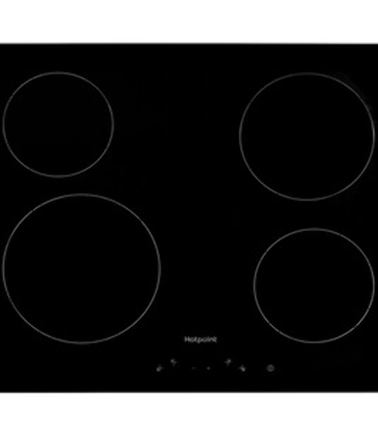 Электрическая варочная панель Hotpoint HR 6T1 C, независимая, черный