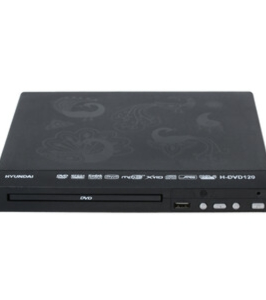 Плеер DVD Hyundai H-DVD120 черный ПДУ