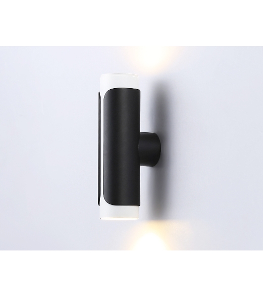 Светильник Ambrella light TN51617/2 BK/WH черный/белый GU10/2 D58*195*82