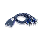 Переключатель электронный ATEN PETITE 4 PORT USB KVM SWITCH W/2.5M W/1., фото 1