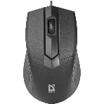 Мышь проводная Defender Optimum MB-270 черный, 1000 dpi, USB, кнопки - 3, фото5