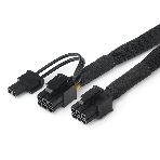 Кабель питания Cablexpert CC-PSU-86 PCI-Express 6-пин на 6+2 пин, 0.8 м, фото 1