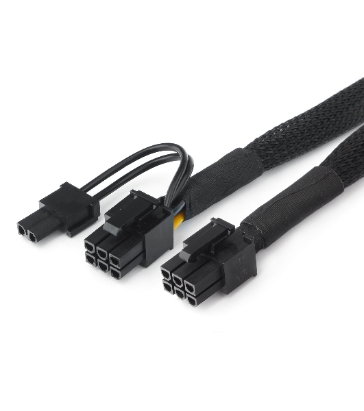 Кабель питания Cablexpert CC-PSU-86 PCI-Express 6-пин на 6+2 пин, 0.8 м
