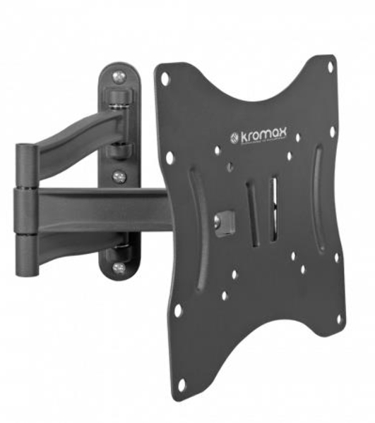 Кронштейн для телевизора Kromax TECHNO-3 серый 15'-40' макс.20кг настенный поворотно-выдвижной и наклонный