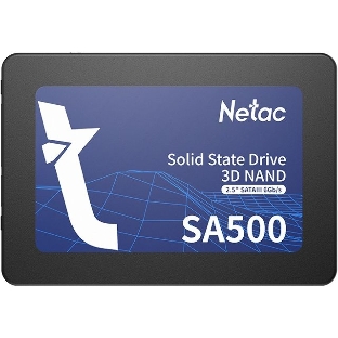 Накопитель SSD Netac SA500, 512Gb, SATA III, 2.5', R/W 520/450