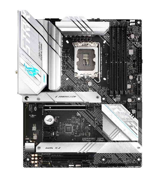 Материнская плата ASUS ROG STRIX B660-A GAMING WIFI D4, LGA 1700, Intel B660, 4xDDR4, 4xSATA, 3xM.2, 1xPCIe 5.0 x16, 1xPCIe 3.0 x4, 1xHDMI, 1xDP, 1x 2.5Gb LAN, 1xUSB-A 3.2 Gen 2, 2xUSB-A 3.2 Gen 1, 4xUSB 2.0, 5x3.5 мм, 7.1, Standard-ATX