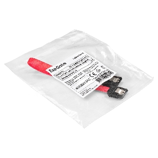 Кабель SATA ExeGate EX-CC-SATADATA-0.3L (7pin/7pin, металлические защелки, 0,3м)