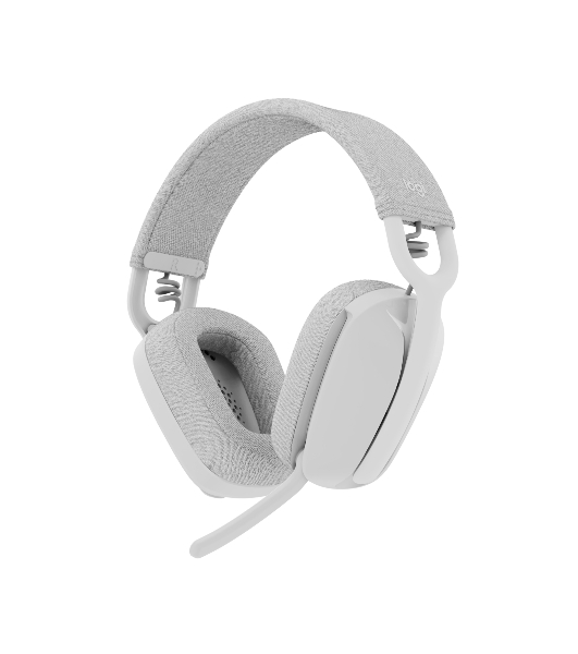 Гарнитура Logitech ZONE Vibe 100 белый, беспроводная, Bluetooth, до 20 ч