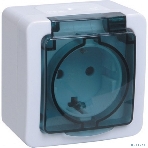 Розетка IEK ERMP12-K03-16-54-EC РСб20-3-ГПБд роз 1м с з/к о/у IP54 (цвет крышки:дымчатый) ГЕРМЕС PLUS, фото4