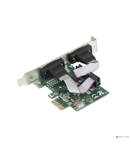 Контроллер ExeGate EXE-307 PCI-E, 2*COM port (OEM)