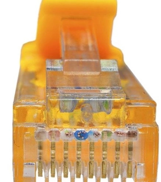 Патч-корд Suprlan 10-0163 UTP RJ-45 вил.-вилка RJ-45 cat.5e 2м желтый LSZH 24AWG