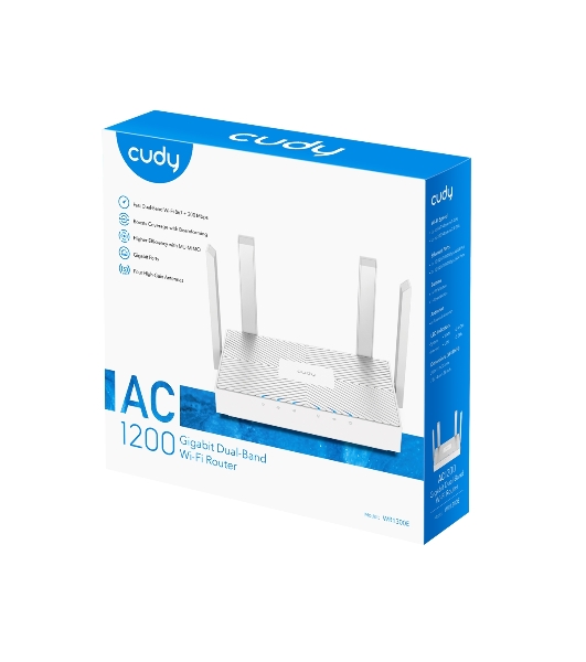 Роутер беспроводной Cudy WR1300E AC1200 10/100/1000 белый