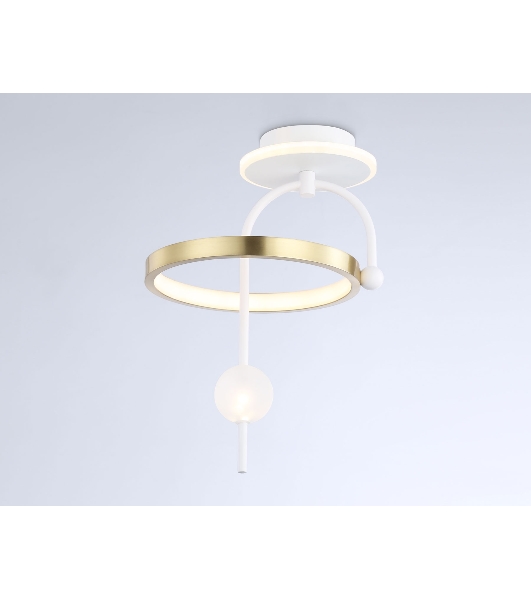 Светильник Ambrella light FL66422 WH/GD белый/золото 3000K/4200K/6400K 15W 240*220*347.7 (Без ПДУ)