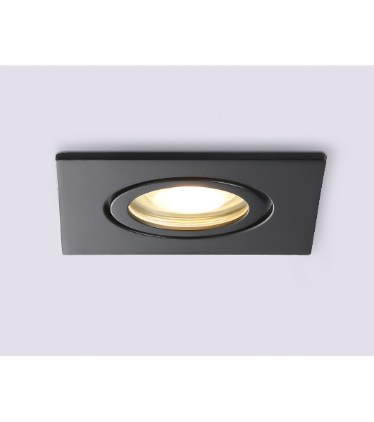 Светильник Ambrella light TN1161 BK черный  IP44 GU5.3 85*85*28
