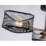 Светильник Ambrella light TR80171/3 SB/BK бронза/черный E27/3 max 40W D600*215, фото5