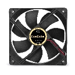 Вентилятор для корпуса ExeGate EX12025SM черный, 120 мм, 1500 об/мин, 24 дБ, Molex, фото 1