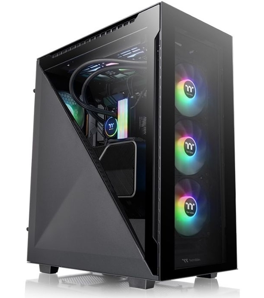 Компьютерный корпус Thermaltake Divider 500 TG ARGb CA-1T4-00M1WN-01 Black/Win/SPCC/Tempered Glass*4/120мм ARGb Fan*3/120мм Standard Fan*1 (527880)
