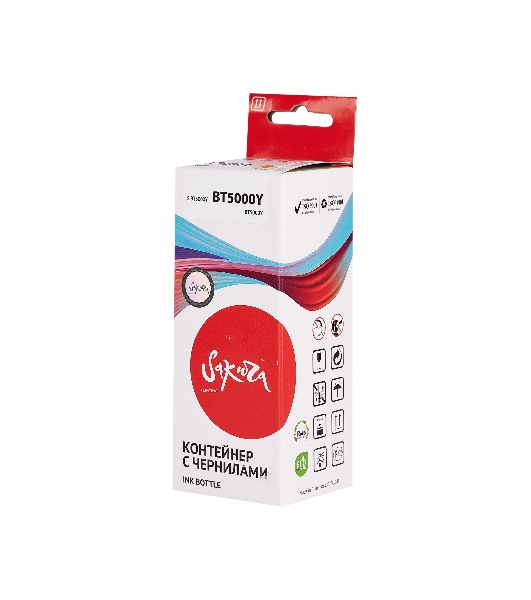 Чернила Sakura BT5000Y для Brother, желтый, 10000 к., 50 мл.