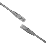 Патч-корд NTSS NTSS-PC-FTP-RJ45-5e-2.0-LSZH-GY NTSS-PC-FTP-RJ45-5E-2.0-LSZH FTP RJ-45 вил.-вилка RJ-45 кат.5E 2м серый LSZH (уп.:1шт) 26AWG, фото 1
