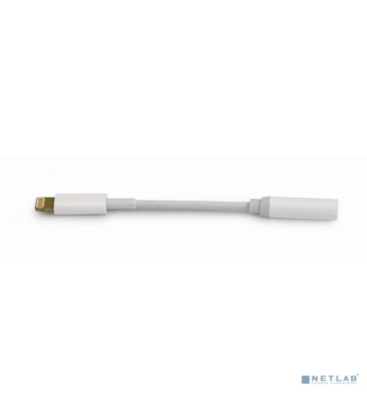 Переходник USB Cablexpert CCA-LM3.5F-01-W, Lightning/Jack3.5F, белый