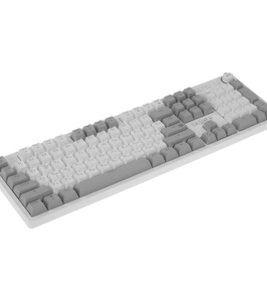 Клавиатура Defender Dasher GK-472 проводная, USB Type-A, белый/серый