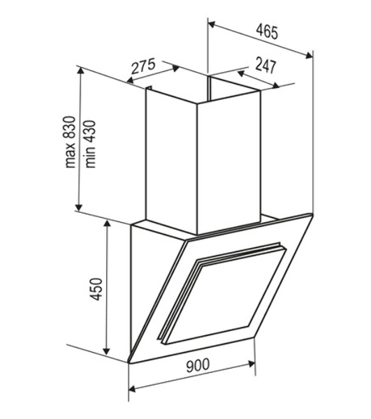Вытяжка встраиваемая Zigmund & Shtain K 017.6 S серебристый, 60 см, 700 куб. м/ч, 51 дБ