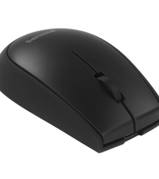 Мышь беспроводная Philips SPK7627 черный, 1600 dpi, радиоканал, Bluetooth, USB, кнопки - 5