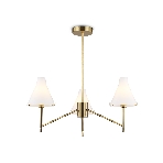 Люстра Ambrella light LH57131/3 BS/FR латунь/белый матовый E14/3 max 40W D650*590, фото8