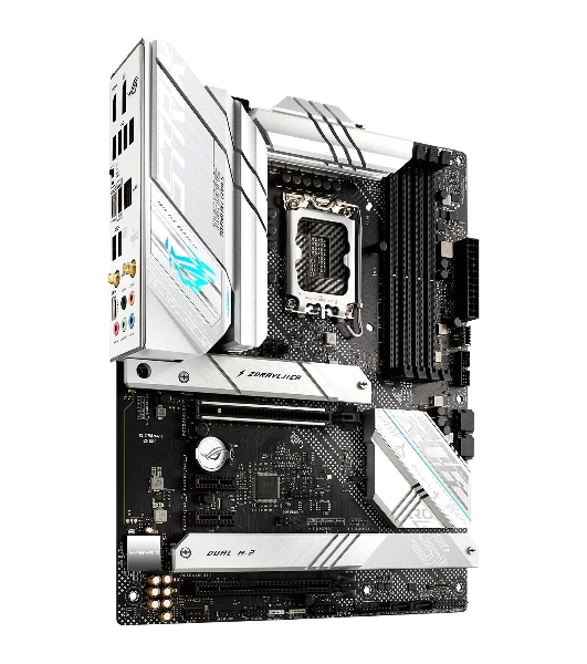 Материнская плата ASUS ROG STRIX B660-A GAMING WIFI D4, LGA 1700, Intel B660, 4xDDR4, 4xSATA, 3xM.2, 1xPCIe 5.0 x16, 1xPCIe 3.0 x4, 1xHDMI, 1xDP, 1x 2.5Gb LAN, 1xUSB-A 3.2 Gen 2, 2xUSB-A 3.2 Gen 1, 4xUSB 2.0, 5x3.5 мм, 7.1, Standard-ATX