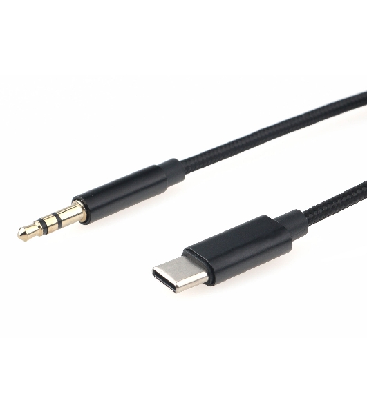 Кабель-переходник USB Cablexpert CCAB-CM35M-1M-B, Type-C/Jack3.5, Mobile, 1м, черный, коробка