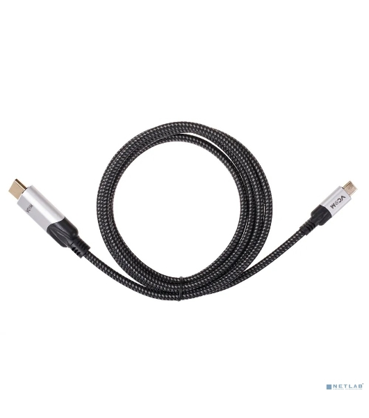 Кабель-адаптер VCOM USB 3.1 Type-Cm --> HDMI A(m) 8K@30Hz, 1,5 м,Alumi Shell,
