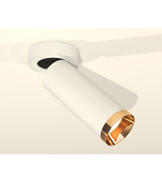 Светильник Ambrella Light XM6342204 SWH/PYG белый песок/золото желтое полированное MR16 GU5.3 (A2228, C6342, N6134)
