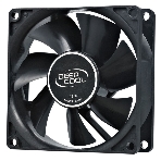 Вентилятор для корпуса DEEPCOOL XFAN 80 черный, 80 мм, 1800 об/мин, 20.3 дБ, Molex, фото 1