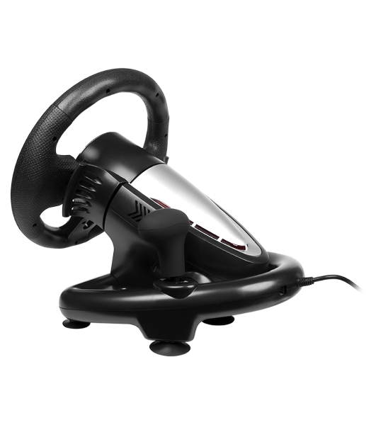 Руль SVEN GC-W700 (педали, вибро, скоба, лепестки, АКПП, D-pad, 12 кл, резин. вставки, PC/Xinput)