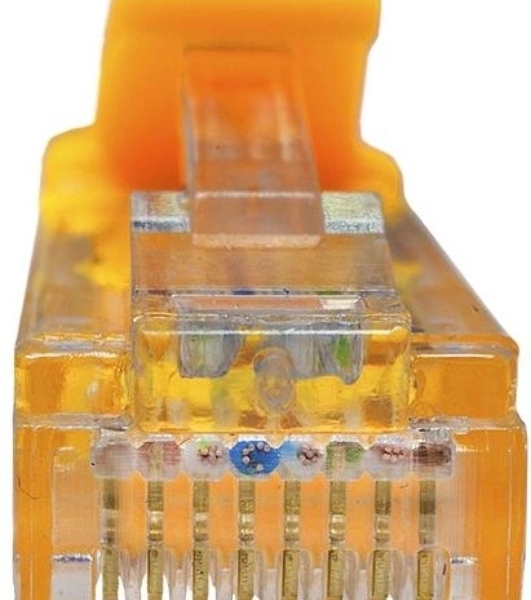 Патч-корд Suprlan 10-0164 UTP RJ-45 вил.-вилка RJ-45 cat.5e 3м желтый LSZH 24AWG