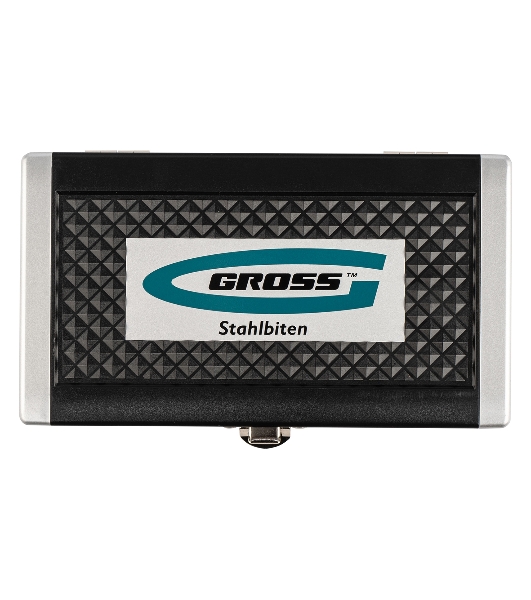 Набор бит Gross 11625 и головок торцевых 1/4'' карданный ключ трещотка адаптер s2 37 шт.