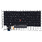 Клавиатура для ноутбука Lenovo ThinkPad X1 carbon Gen 7 2019 черная с подсветкой, фото2