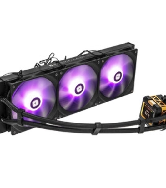 Водяное охлаждение для процессора Thermalright Frozen Warframe 420 ARGB (420мм, LED, Black, ARGB/Fans: 3x140мм, 88.7CFM, 29.8dBA, 1750RPM/Pump height 60мм, 23dBA, 3000RPM, Rad thickness 27мм/S: 1851, 1700, 1200, 115X, 2011, 2066, AM5, AM4)