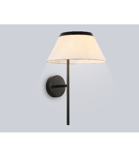 Настенный светильник Ambrella light LH72455 BK/WH черный/белый Е14 max 40W 300*260*400