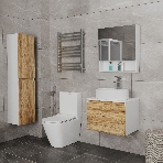 Комплект для ванной, 3 предмета (Тумба Bau Dream Blackwood 60, раковина BAU Nimb 50х36, смеситель для раковины высокий Hotel Still, нержавеющая сталь), фото10