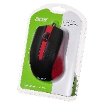 Мышь проводная Acer OMW012 черный/красный, 1200 dpi, USB, кнопки - 3, фото20