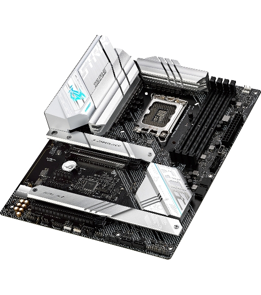 Материнская плата ASUS ROG STRIX B660-A GAMING WIFI D4, LGA 1700, Intel B660, 4xDDR4, 4xSATA, 3xM.2, 1xPCIe 5.0 x16, 1xPCIe 3.0 x4, 1xHDMI, 1xDP, 1x 2.5Gb LAN, 1xUSB-A 3.2 Gen 2, 2xUSB-A 3.2 Gen 1, 4xUSB 2.0, 5x3.5 мм, 7.1, Standard-ATX